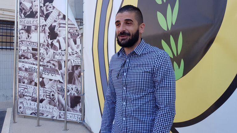 Javier Portillo, en el Rico Pérez