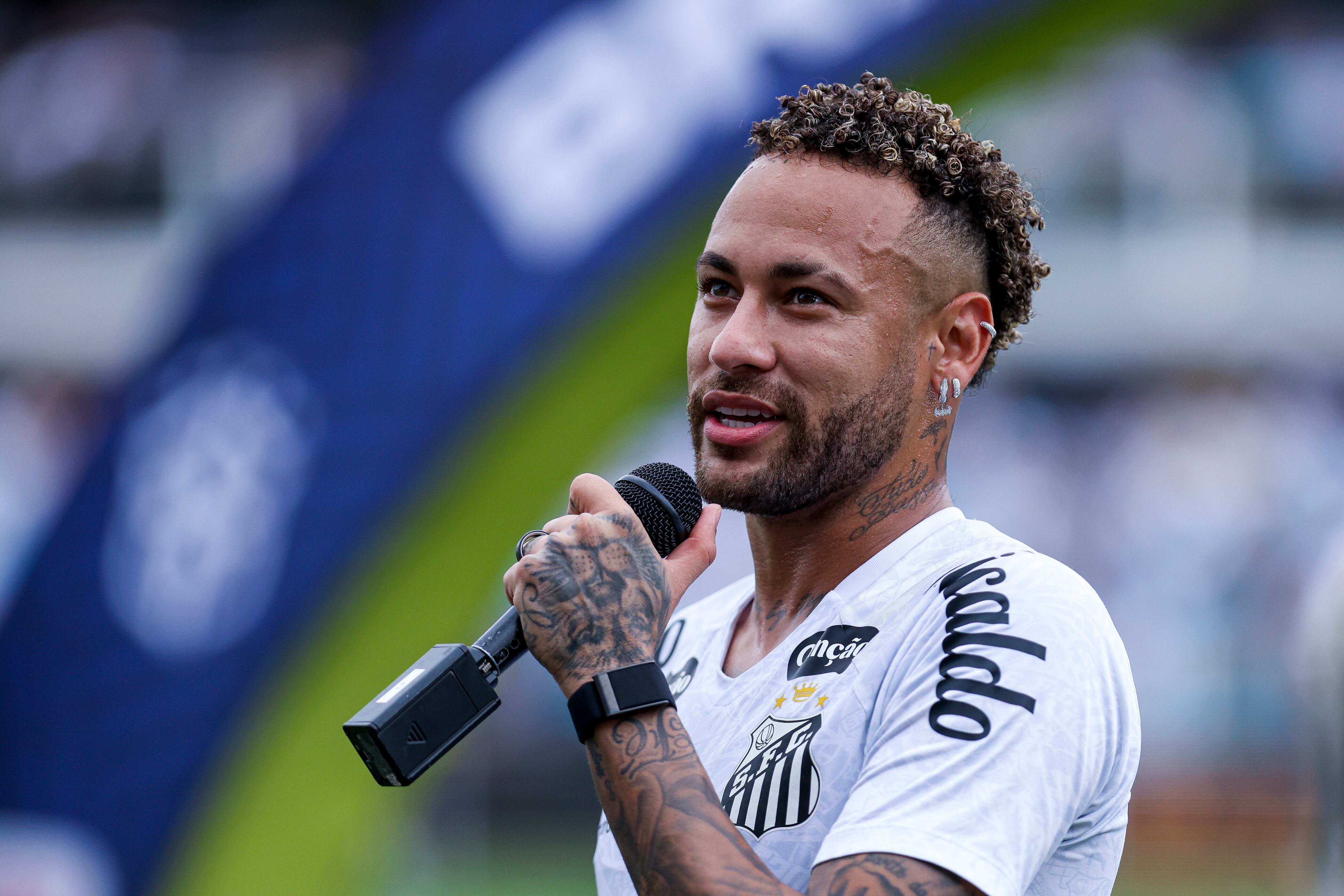 Neymar tras el Santos vs Cruzeiro del Brasileirao 2025