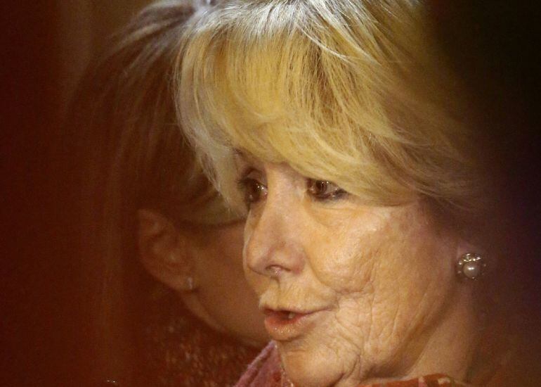 La expresidenta del PP de Madrid, Esperanza Aguirre.