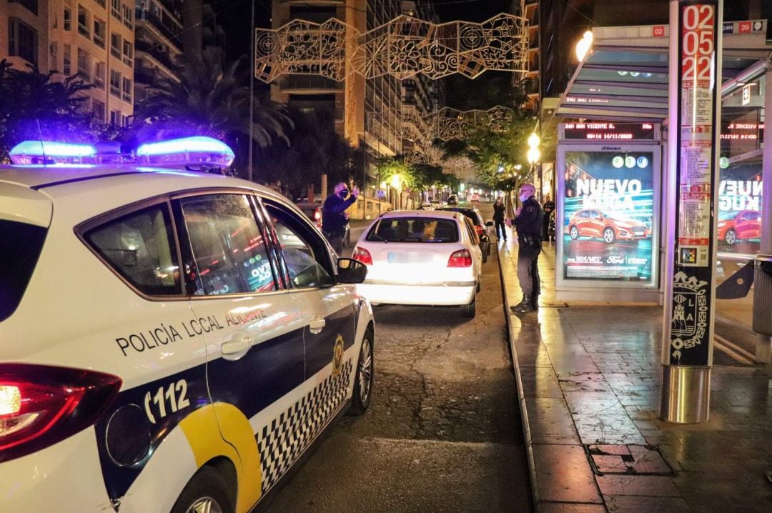 Control de la Policía Local de Alicante