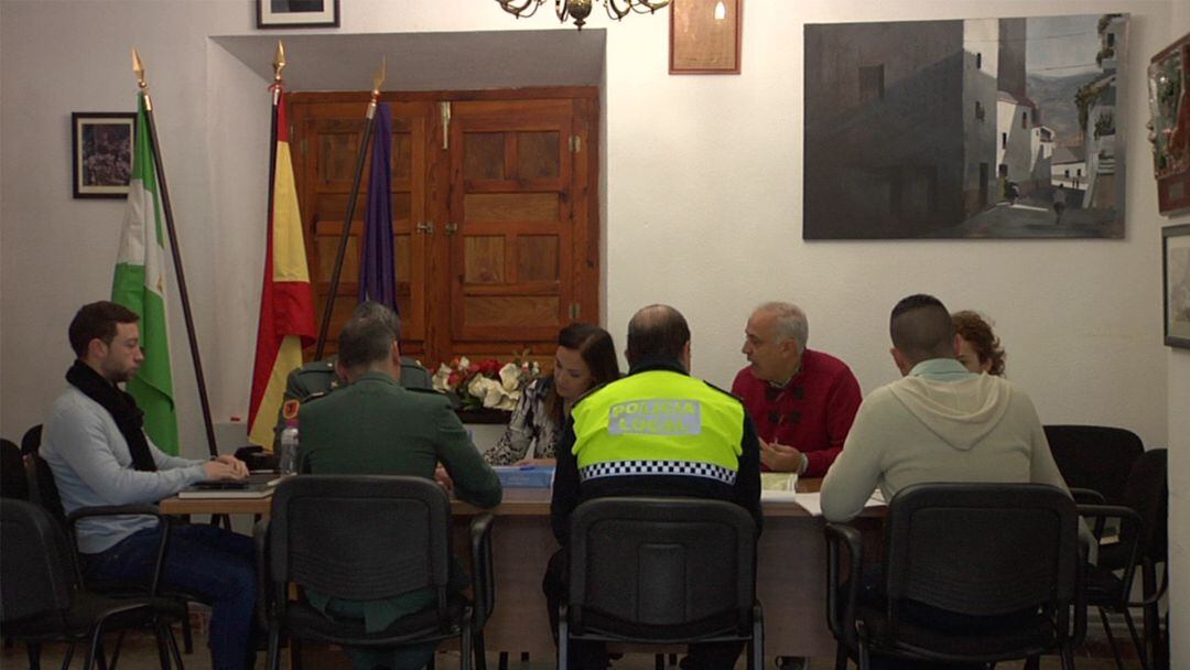 Junta de Serguridad Ciudadana en el Ayuntamiento de La Iruela