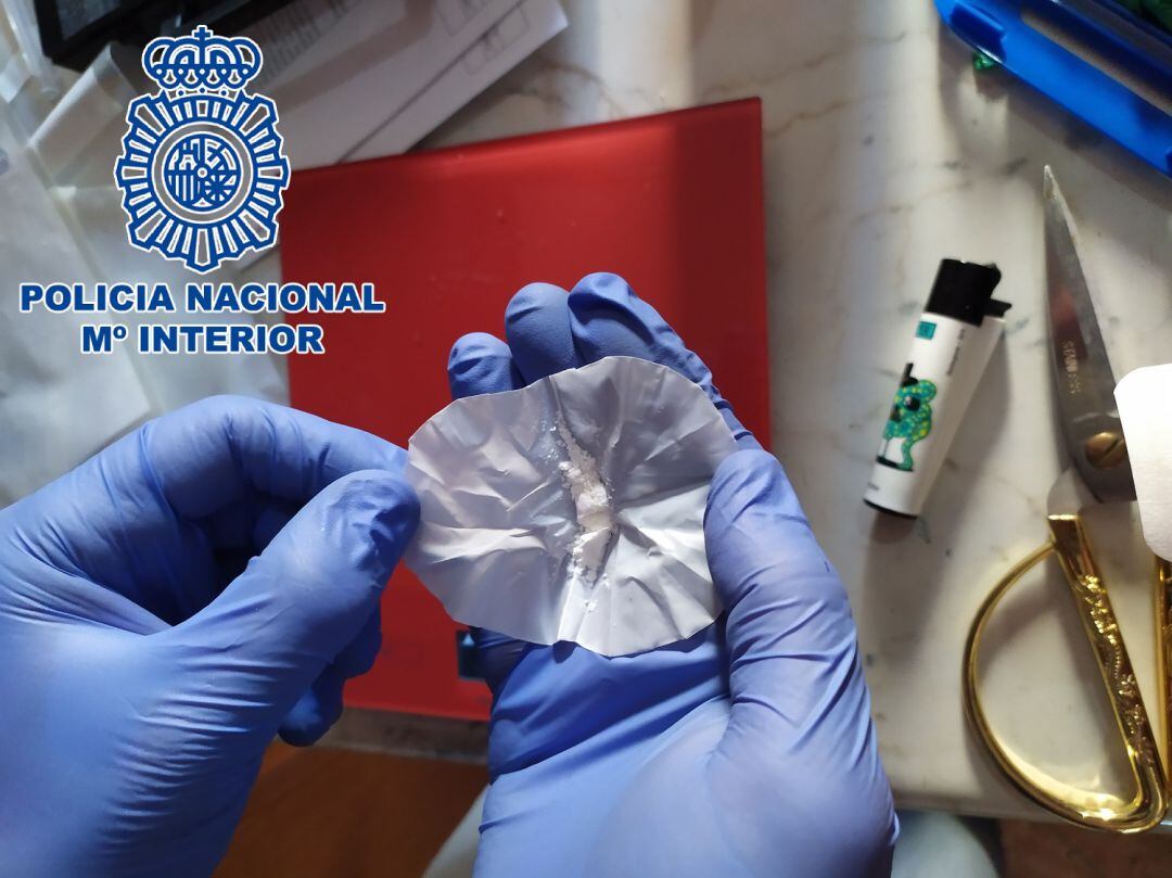 Parte del alijo intervenido por la Policía.