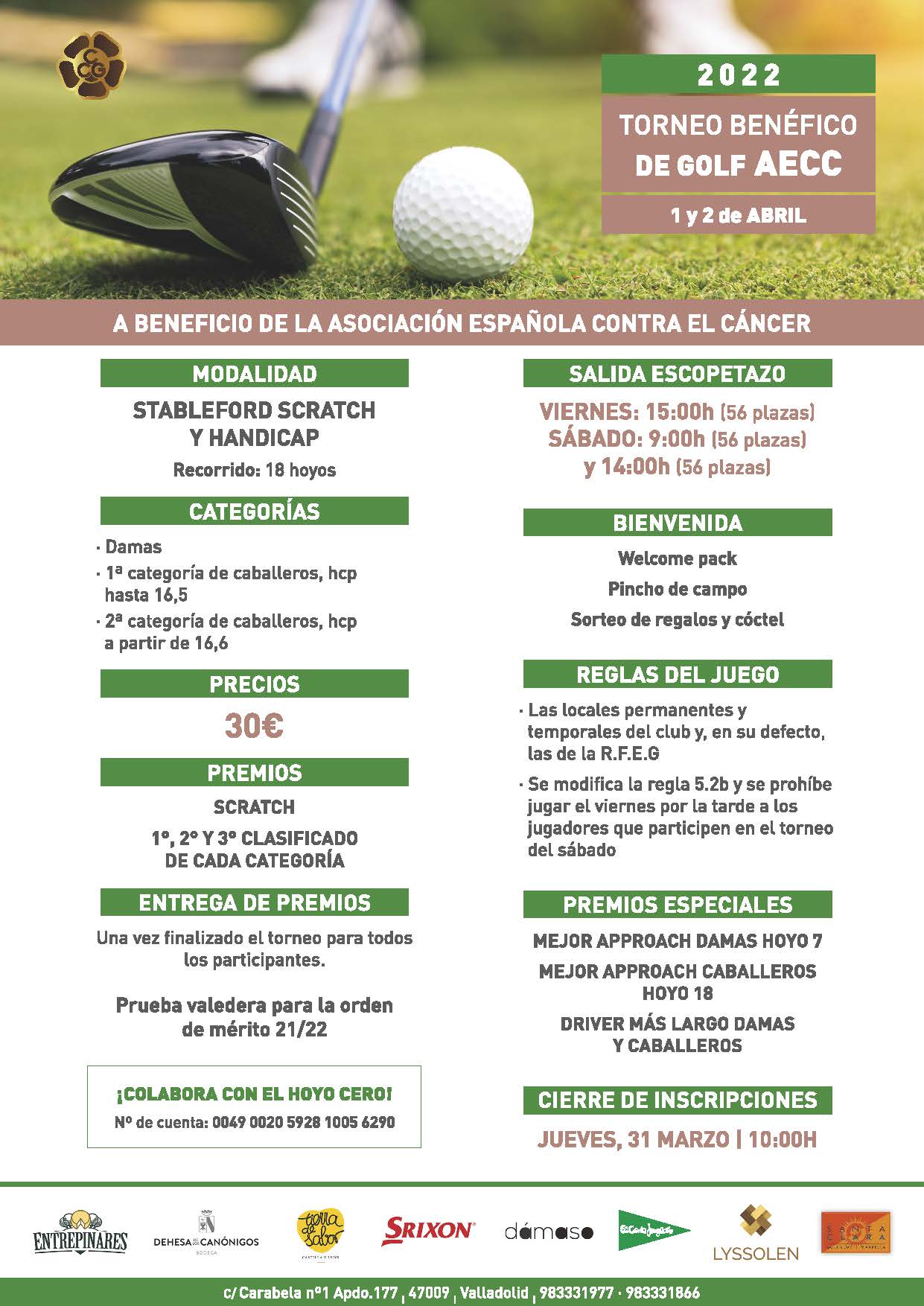 aecc/ torneo de golf