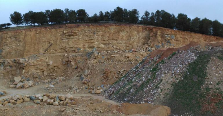 Imagen de la cantera de La Imora.