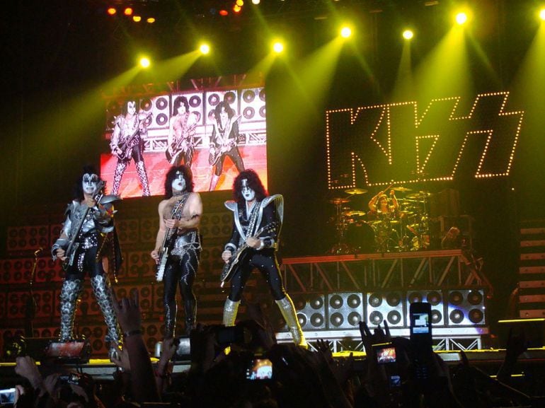 Concierto de Kiss en Bilbao en 2008.