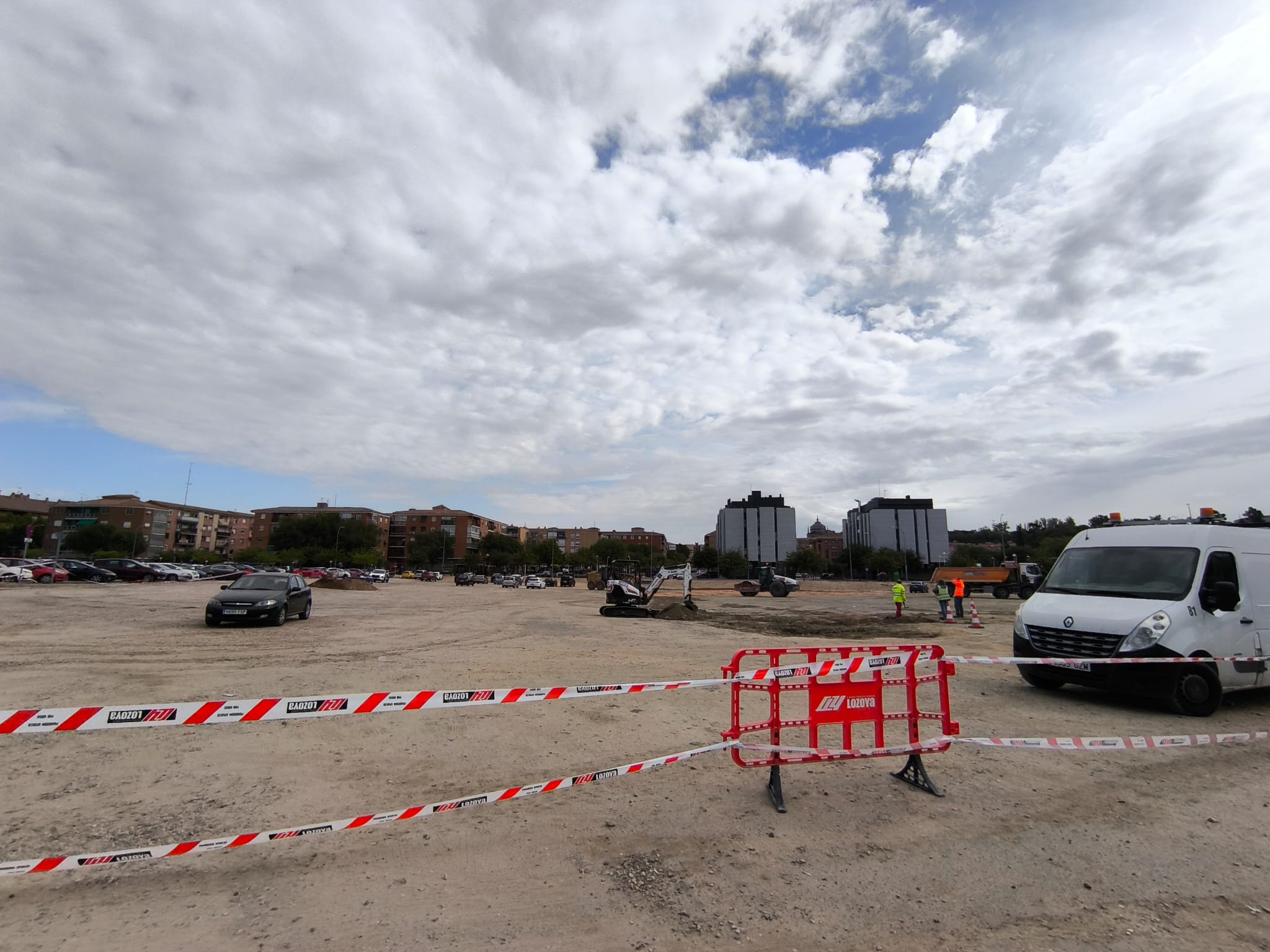 Iniciadas las obras en el aparcamiento de Santa Teresa de Toledo
