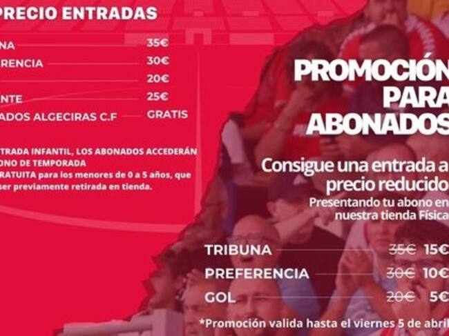Promoción para abonados