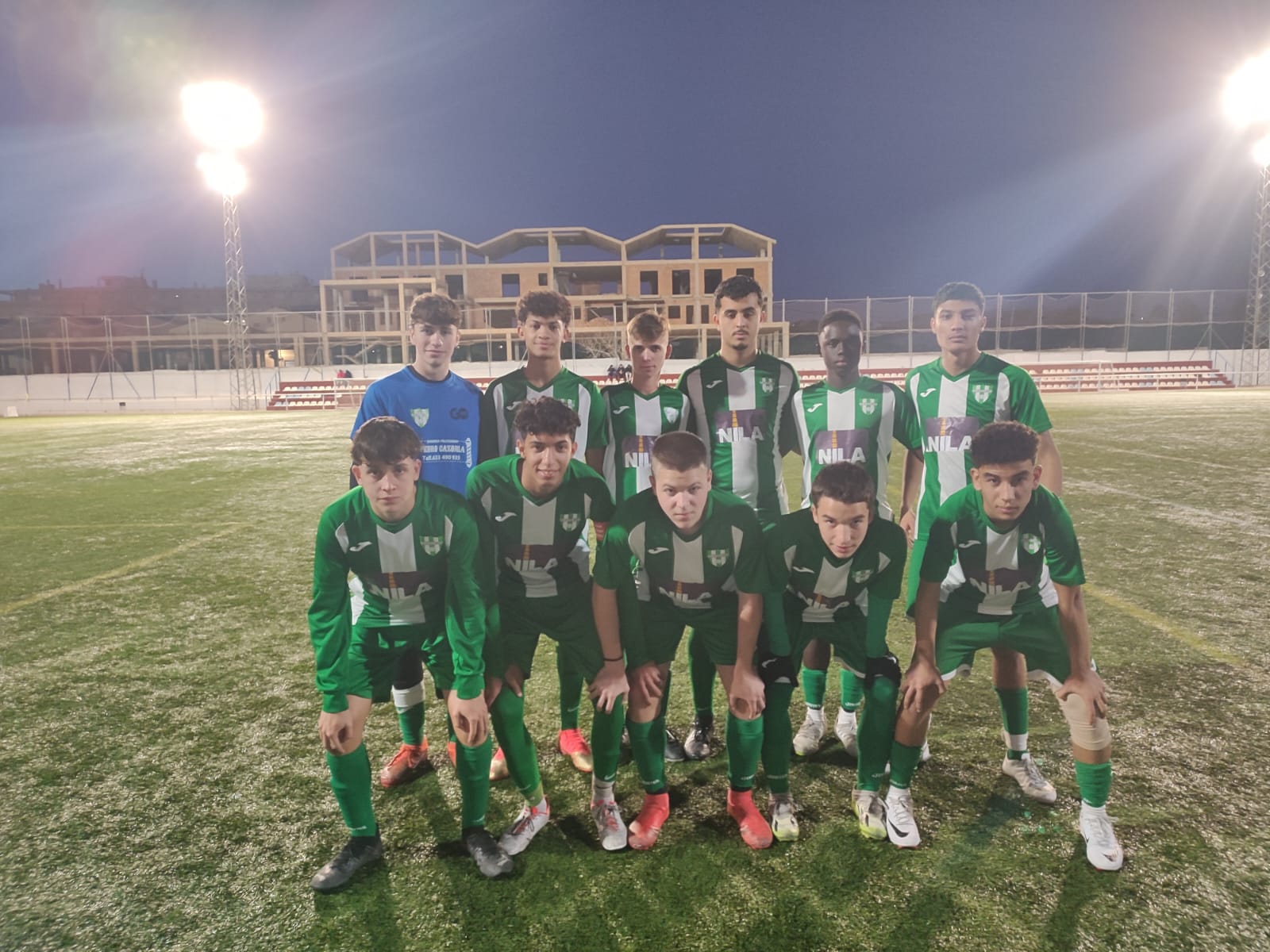 Juan Jesús González Cuenca con sus compañeros de Los Gallardos.