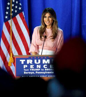 Melania Trump, esposa del candidato republicano a la Casa Blanca