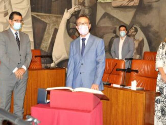 Pablo Toledano en su toma de posesión