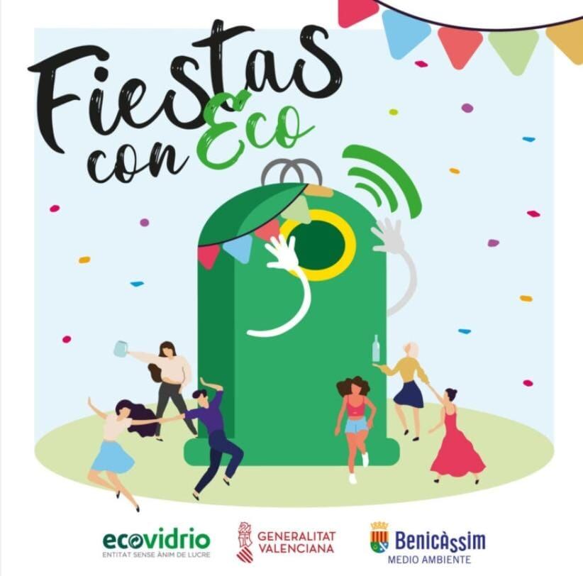 Benicàssim se suma a la campaña de concienciación ‘Fiestas con eco” de Ecovidrio