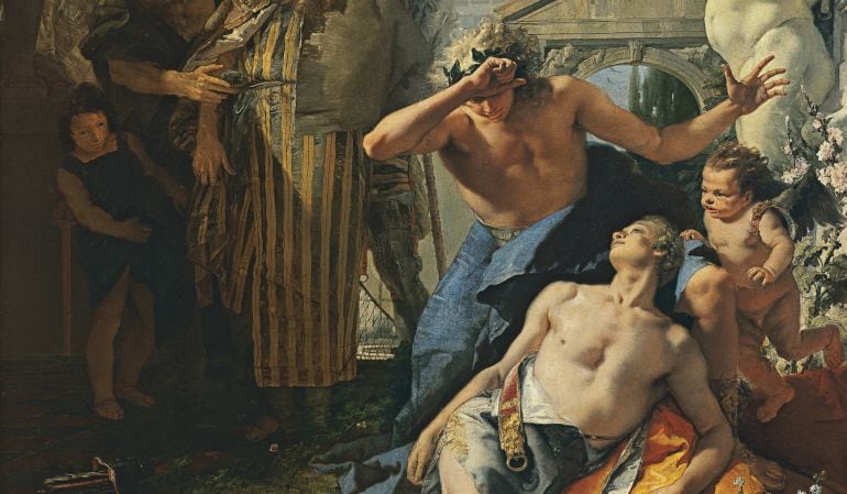 TIEPOLO. La muerte de Jacinto.