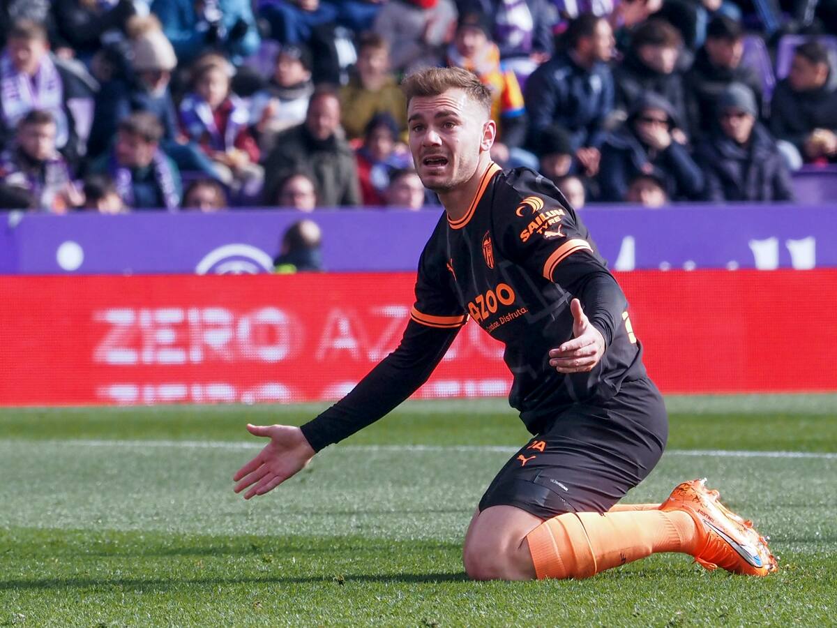 El Valencia en caída libre tras perder en Valladolid (1-0)