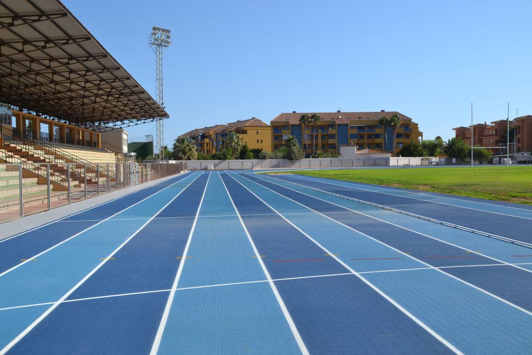 Nueva pista de atletismo.