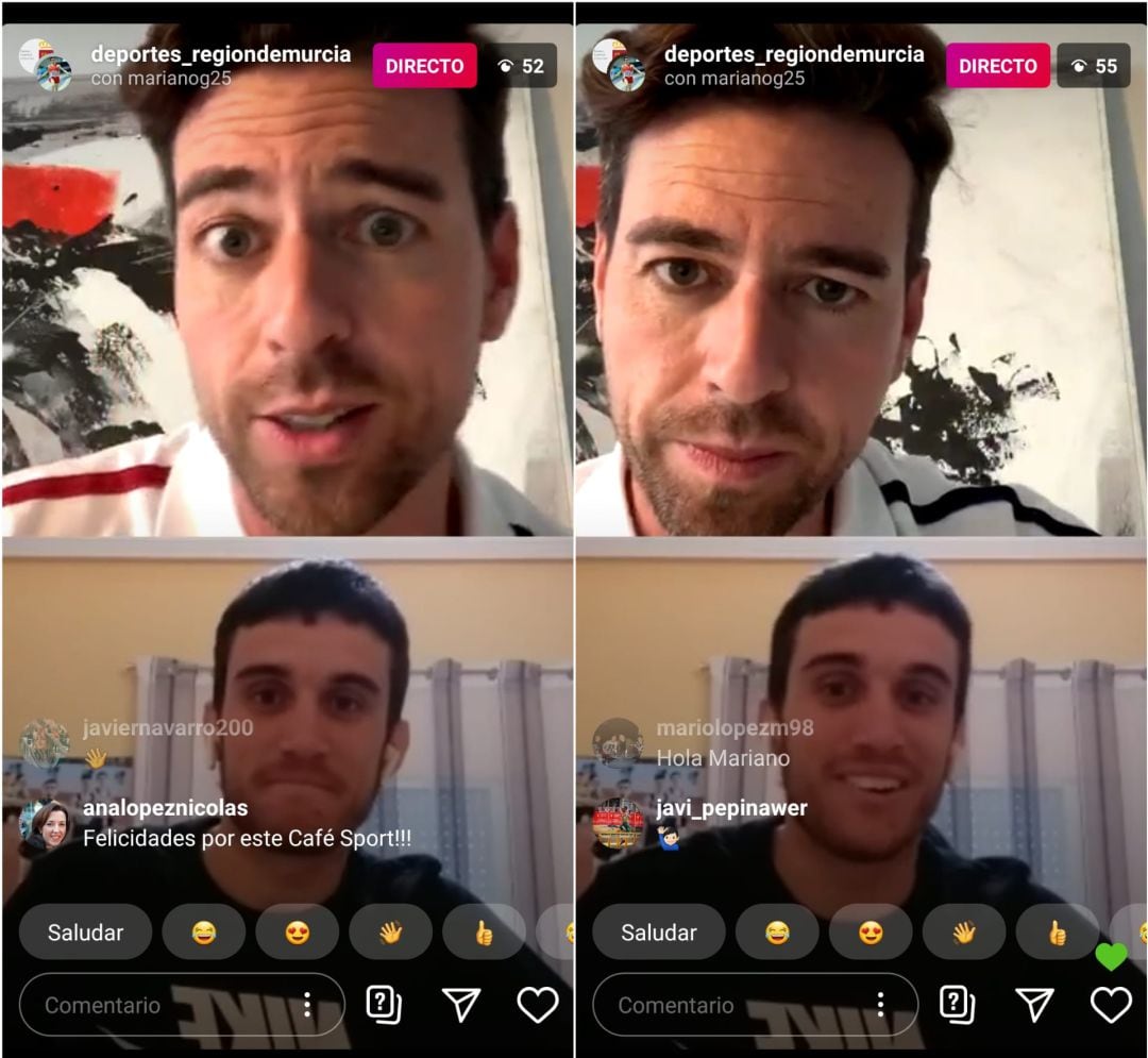 Directo de IG entre Fran Sánchez y Mariano García