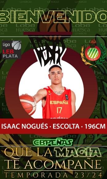 Isaac Nogués se incorpora al CB Peñas