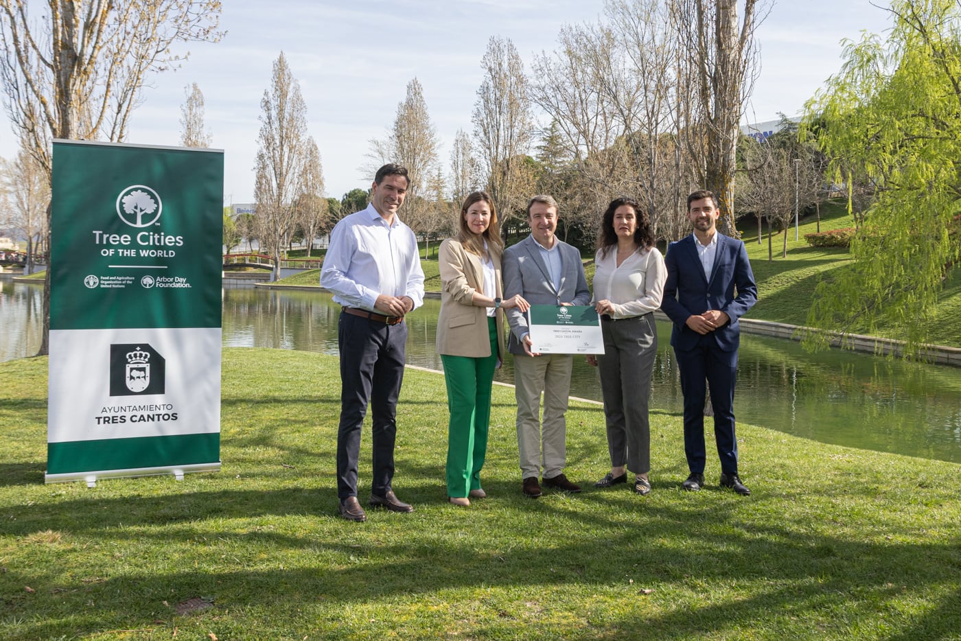 Tres Cantos es reconocida como ‘Ciudad Arbórea del Mundo’ por promover el cuidado de los árboles