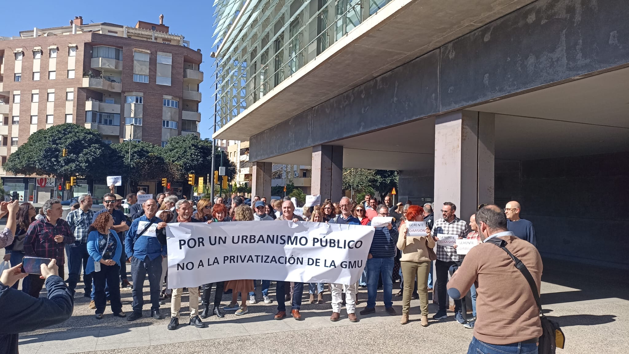 Protesta que ha tenido lugar este viernes