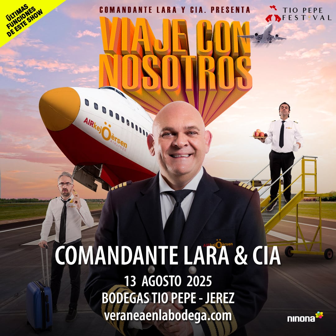 Cartel del Comandante Lara para el Festival Tío Pepe de Jerez