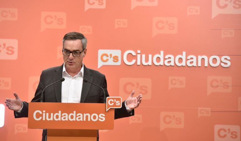 El vicesecretario general de Ciudadanos, José Manuel Villegas.