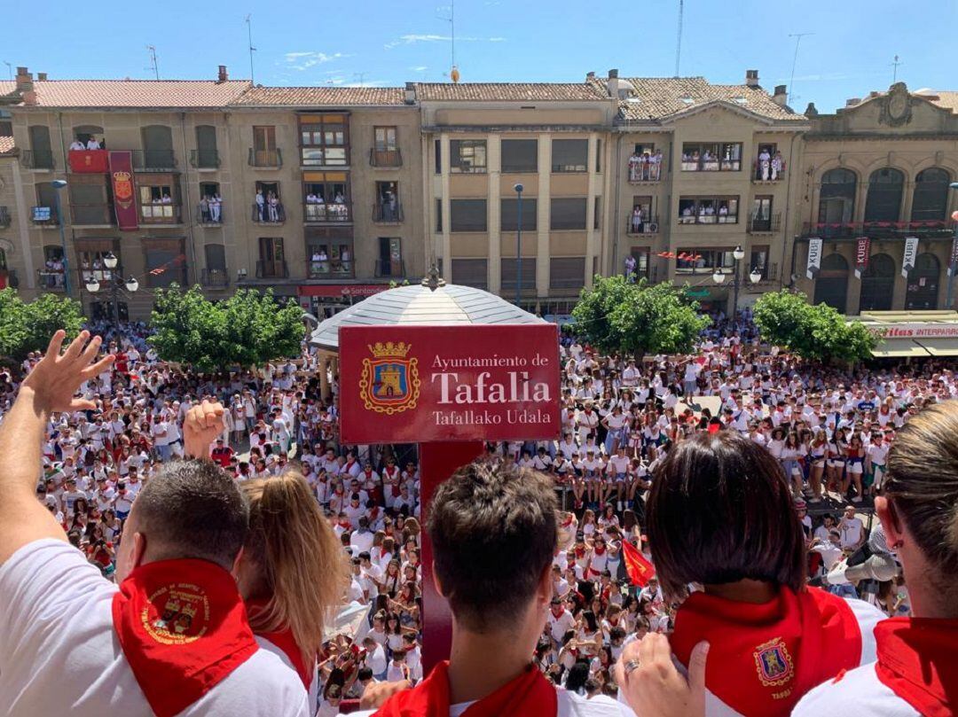 Inicio festivo de las fiestas de Tafalla 2019