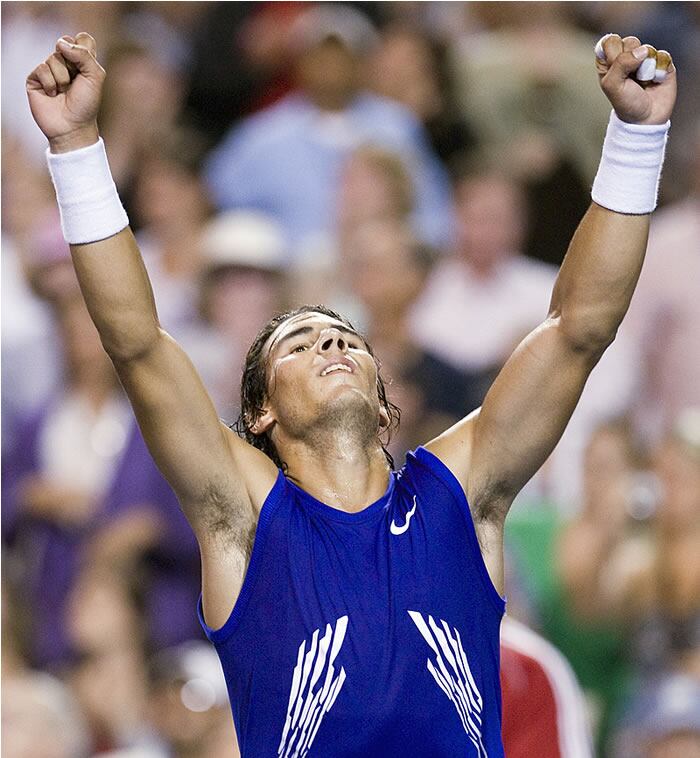 Nadal celebra su séptimo título del año