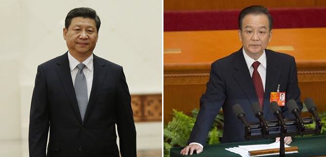 Familiares del presidente Xi Jinping (a la izquierda) y el ex primer ministro Wen Jiabao (a la derecha) hacen uso de los paraísos fiscales, según la información publicada este miércoles