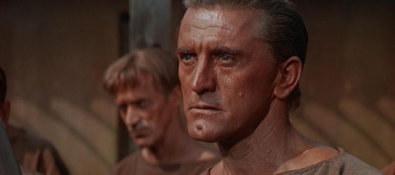 Kirk Douglas en Espartaco