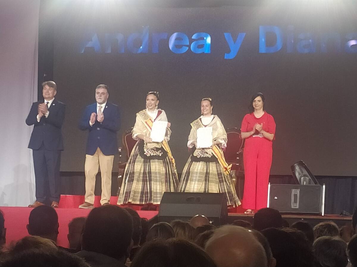 Andrea Ibañez y Diana Navajas, Regidoras 2022. Las fiestas de Villena ya son suyas