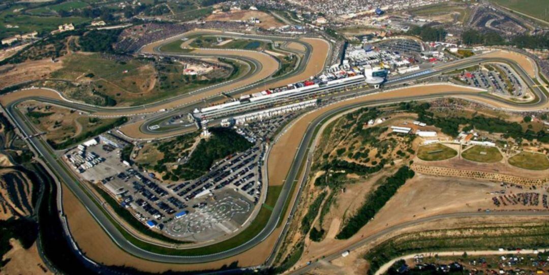 Vista aérea del Circuito de Jerez