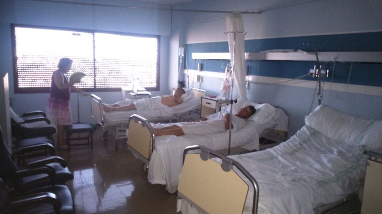 Imagen de una habitación en el hospital de Albacete