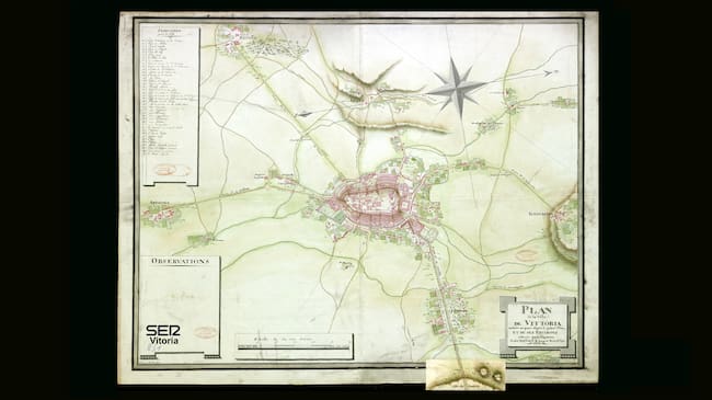 El mapa de Vitoria de 1811