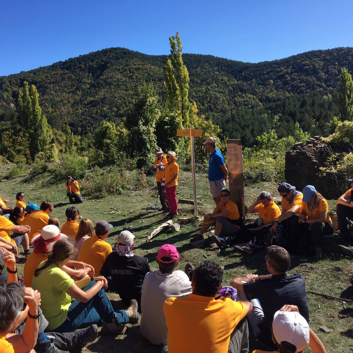 La Senda Amarilla volvió a unir Oliván y Ainelle