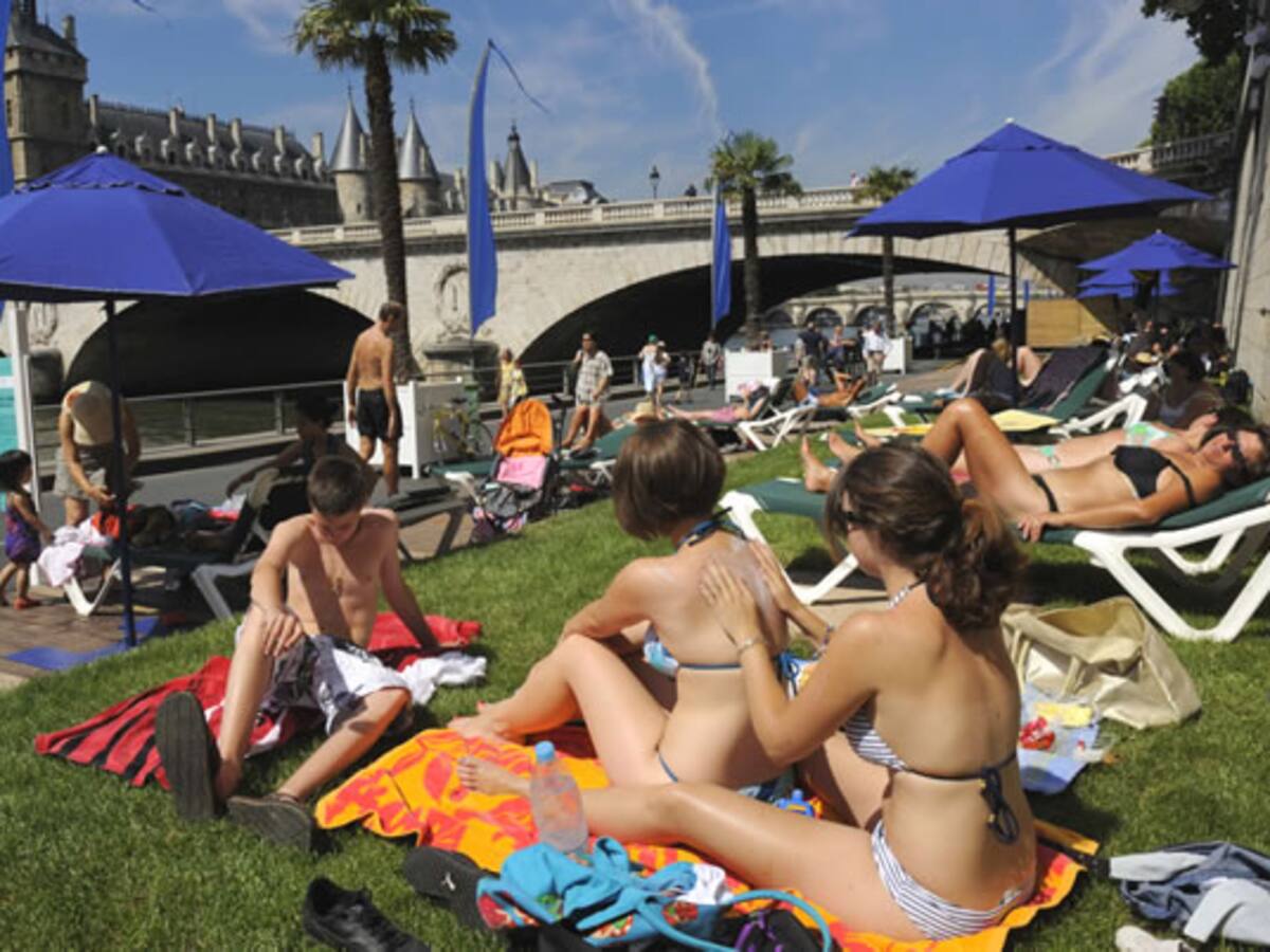 París disfruta de su 'playa'
