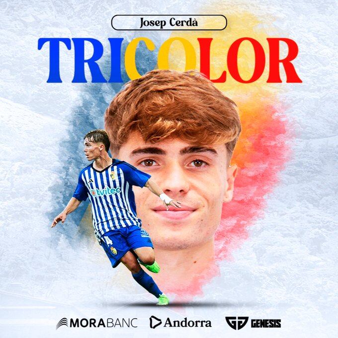 El nou futbolista tricolor, Josep Cerdà