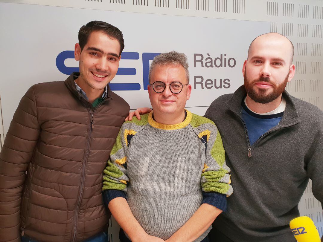 Mohamed Quauch, David Ortega i Arnau Bosch