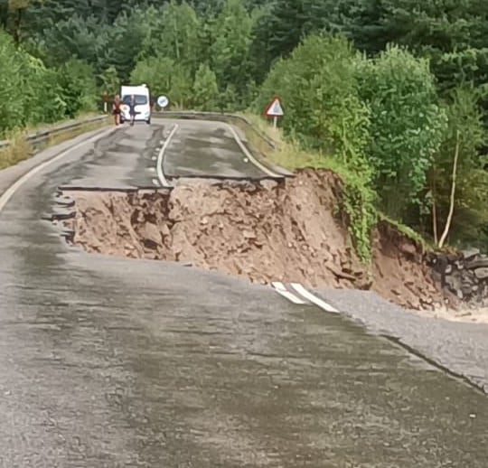 A138 en Bielsa. Ayuntamiento de Bielsa