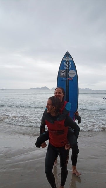 La malagueña Sarah Almagro, Campeona de España de  parasurfing
