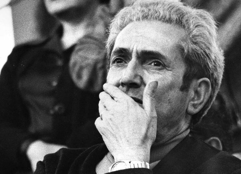 Marcelino Camacho, el 1 de octubre de 1978, en la primera fiesta del PCE tras su legalización