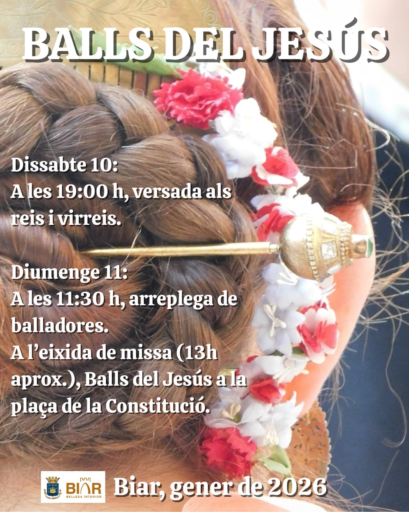 Cartel de los actos 2026