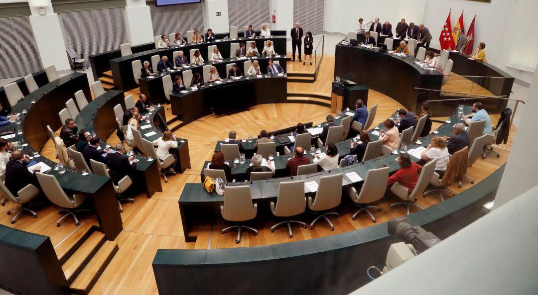 Pleno en el Palacio de Cibeles, sede del Ayuntamiento de Madrid