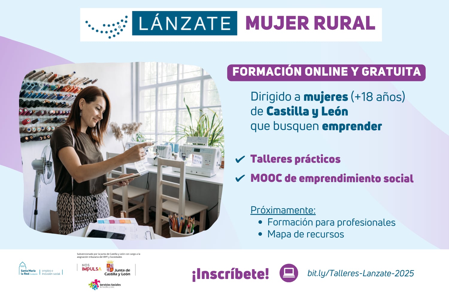 ‘LÁNZATE RURAL’ nace para impulsar el emprendimiento con impacto social entre mujeres en Castilla y León