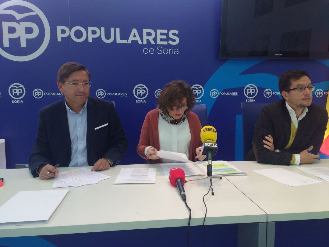 Actuales senadores del PP, Martínez, Angulo y Cabezón