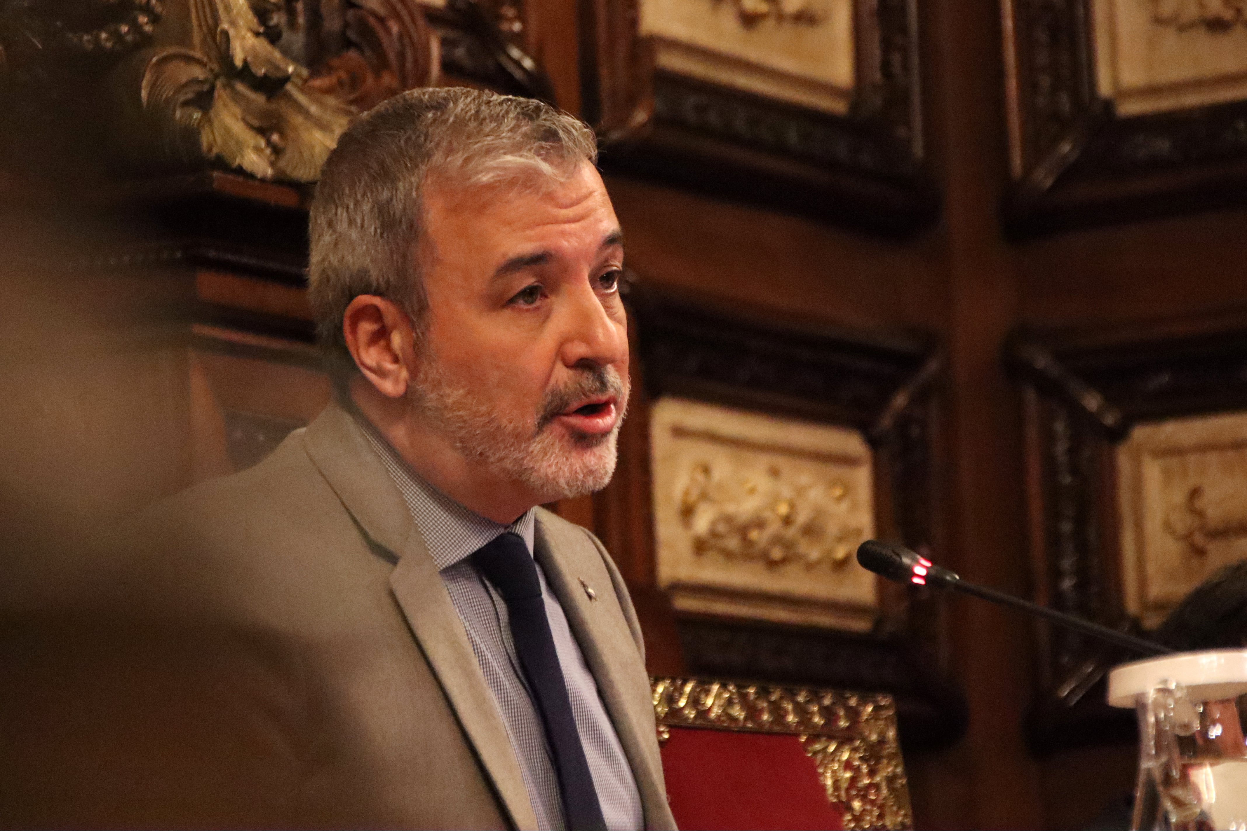 L&#039;alcalde de Barcelona, Jaume Collboni, al ple extraordinari d&#039;aquest dimecres. (ACN)