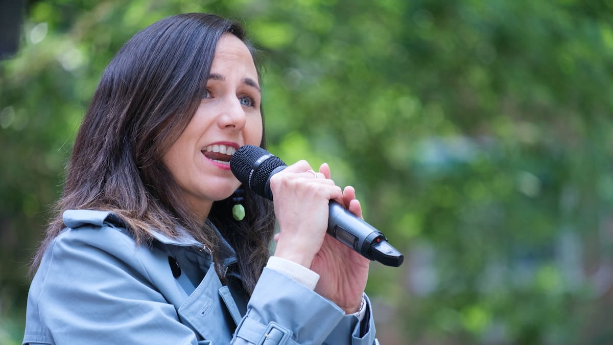 Ione Belarra (Podemos): "Si gana el PP el 9J, en Europa sólo se defenderán los intereses del agronegocio, como en la Región de Murcia"