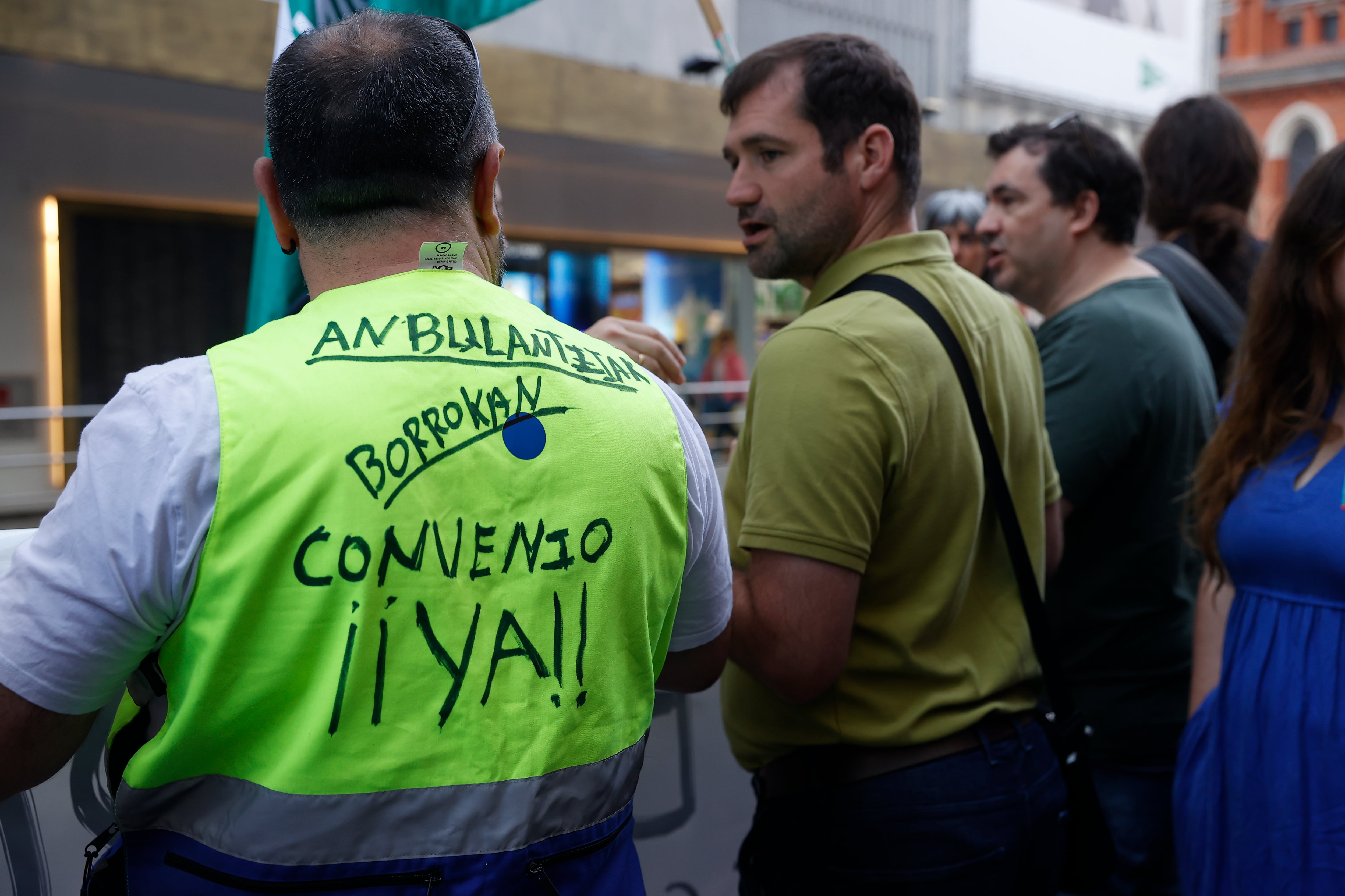 Protesta de trabajadores de Osakidetza