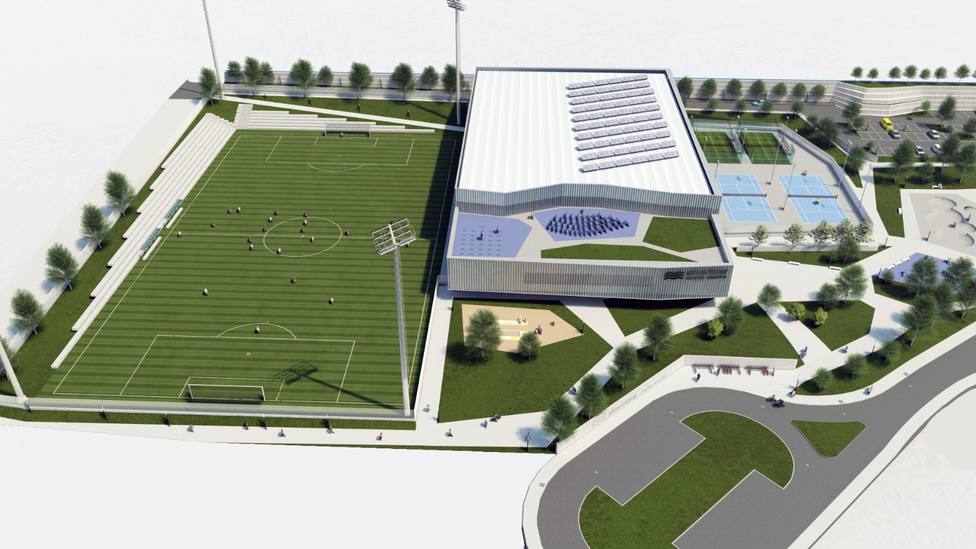 Así será la futura Ciudad Deportiva de Almerimar.