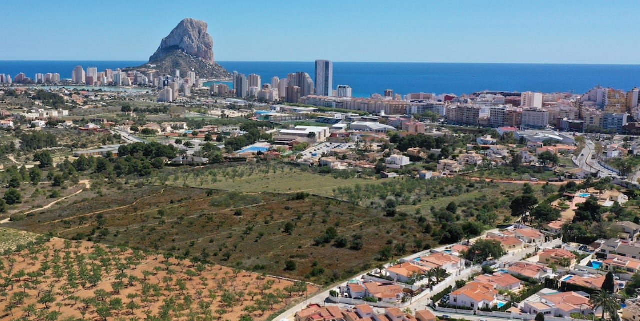 Zona en la que se construirá el 2ºIES de Calp