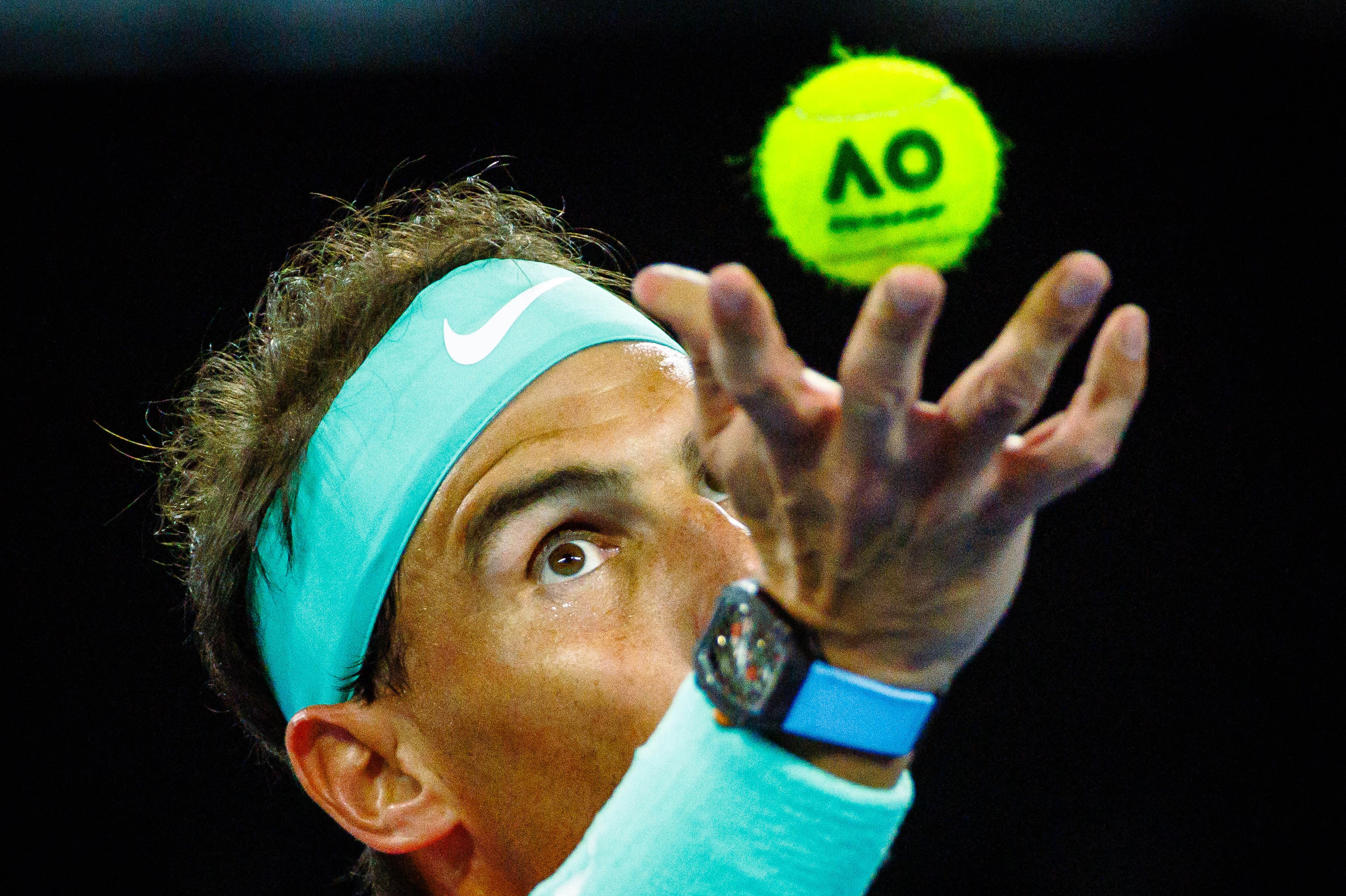 Rafa Nadal, durante uno de sus partidos en el torneo de Brisbane.