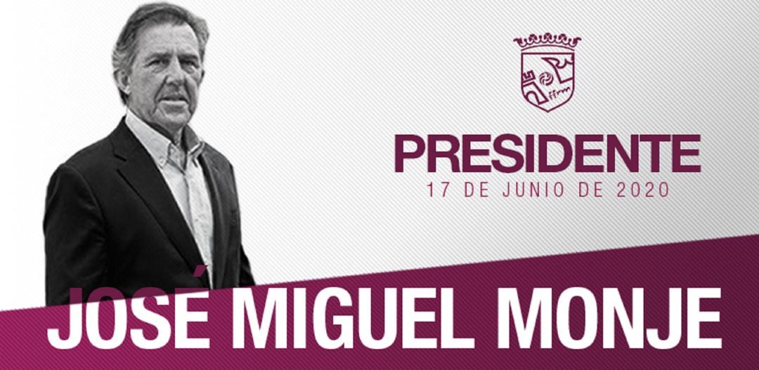 Cartel de reelección de José Miguel Monje